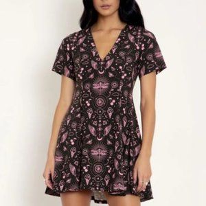 Blackmilk Sacred Happiness Evil Tee Dress